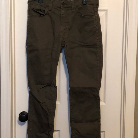 Levi’s dark olive army green jeans stretch - Picture 1 of 1